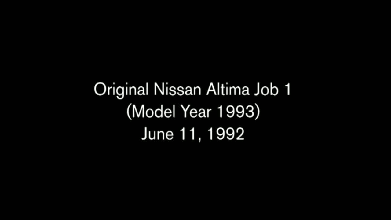 B-Roll: Nissan Altima Launches in Smyrna, Tenn. (1993, 2002, 2007)